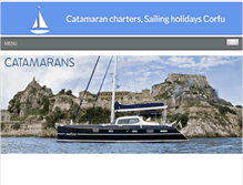 Tablet Screenshot of korfucharters.com